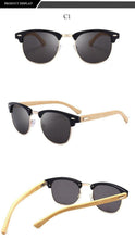 Load image into Gallery viewer, Semi Rimless Frame Driving Sunglasses Men Black Business Design Sun Glasses Stylish Cool Polarized Sunglasses For Men Retro Frame New Driving Sunglasses Outdoor Round Shaped Elegant Shades Comfortable Eyewear