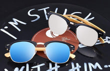 Load image into Gallery viewer, Semi Rimless Frame Driving Sunglasses Men Black Business Design Sun Glasses Stylish Cool Polarized Sunglasses For Men Retro Frame New Driving Sunglasses Outdoor Round Shaped Elegant Shades Comfortable Eyewear