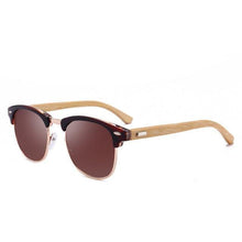 Load image into Gallery viewer, Semi Rimless Frame Driving Sunglasses Men Black Business Design Sun Glasses Stylish Cool Polarized Sunglasses For Men Retro Frame New Driving Sunglasses Outdoor Round Shaped Elegant Shades Comfortable Eyewear
