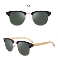 Load image into Gallery viewer, Semi Rimless Frame Driving Sunglasses Men Black Business Design Sun Glasses Stylish Cool Polarized Sunglasses For Men Retro Frame New Driving Sunglasses Outdoor Round Shaped Elegant Shades Comfortable Eyewear