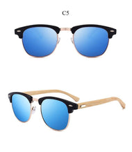 Load image into Gallery viewer, Semi Rimless Frame Driving Sunglasses Men Black Business Design Sun Glasses Stylish Cool Polarized Sunglasses For Men Retro Frame New Driving Sunglasses Outdoor Round Shaped Elegant Shades Comfortable Eyewear