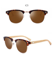 Load image into Gallery viewer, Semi Rimless Frame Driving Sunglasses Men Black Business Design Sun Glasses Stylish Cool Polarized Sunglasses For Men Retro Frame New Driving Sunglasses Outdoor Round Shaped Elegant Shades Comfortable Eyewear