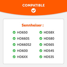 Load image into Gallery viewer, Sennheiser HD6XX & HD600 Gel Earpads - WC FreeZe HD