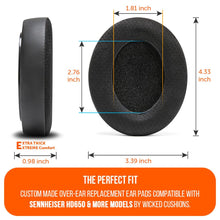 Load image into Gallery viewer, Sennheiser HD6XX & HD600 Gel Earpads - WC FreeZe HD