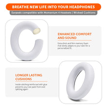 Load image into Gallery viewer, Sennheiser Momentum 4 Earpads - WC PadZ Momentum 4