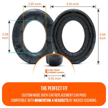 Load image into Gallery viewer, Sennheiser Momentum 4 Earpads - WC PadZ Momentum 4