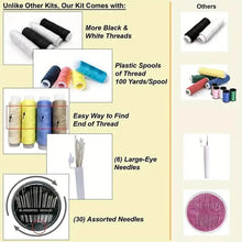 Load image into Gallery viewer, Sewing Kit With 100 Sewing Supplies And Accessories - 24-Color Threads