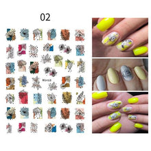 Load image into Gallery viewer, Sexy Lady Pattern 3D Nail Stickers Character Image Decals Slider Valentine Black White Nail Art Decoration Strip Line Nail Decal Self-Adhesive 3D Wave Design Decoration for Women Girls Art Stickers Decal Decoration Metallic Curve Strip Line Nail