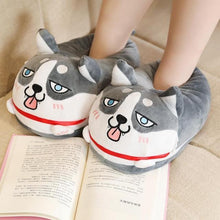 Load image into Gallery viewer, Shark Funny Shoes Girls Indoor Slippers Home Shoes Fashion Plush Warm Slippers Women Winter Cute Shark Cozy Women Slippers With Funny Face Memory Foam Non-Slip Rubber Sole Soft Slip On Home Shoes