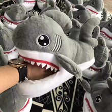 Load image into Gallery viewer, Shark Funny Shoes Girls Indoor Slippers Home Shoes Fashion Plush Warm Slippers Women Winter Cute Shark Cozy Women Slippers With Funny Face Memory Foam Non-Slip Rubber Sole Soft Slip On Home Shoes