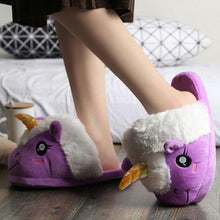 Load image into Gallery viewer, Shark Funny Shoes Girls Indoor Slippers Home Shoes Fashion Plush Warm Slippers Women Winter Cute Shark Cozy Women Slippers With Funny Face Memory Foam Non-Slip Rubber Sole Soft Slip On Home Shoes