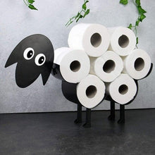 Load image into Gallery viewer, Sheep Decorative Toilet Paper Holder Bathroom Hardware Tissue Storage Toilet Roll Holder Bathroom Accessories Iron Paper Storage Sheep Toilet Paper Roll Holder Metal Wall Mounted Free Standing Bathroom Tissue Storage