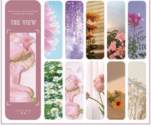 Load image into Gallery viewer, Sheets Scrapbooking Deco Craft Paper Bookmark For Teachers Students Classroom Rewards Supplies Page Markers Assorted Book Markers Durable Magnetic Page Clip For Students Teachers Reading