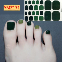 Load image into Gallery viewer, Shiny Toenail Sticker Full Cover Feet Decorations Mixed Patterns Nail Wraps Beauty Design Waterproof Toenail Art Manicure Toe Nail Polish Stickers Glitter Toenail Nail Polish Strips Decals Full Wraps Self Adhesive Toe Nail Tip Full Toe Nail Wraps