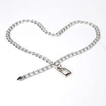 Load image into Gallery viewer, Shiny Women Metal Belt Luxurious Gold Dress Chain Belts Elegant Polished Adjustable Metal Mirror Waist Belt
