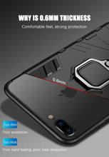 Load image into Gallery viewer, Shockproof Armor Case For iPhone XR iPhone X Xs Xs Max Stand Holder Ring Phone Cover for iPhone 6 6S 6PLUS 7 8 plus Slim Durable Soft Anti-Scratch 360 Degree Rotating Ring Holder Kickstand Protective With Magnetic Case