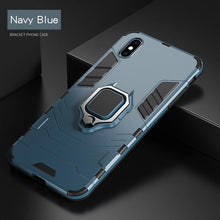 Load image into Gallery viewer, Shockproof Armor Case For iPhone XR iPhone X Xs Xs Max Stand Holder Ring Phone Cover for iPhone 6 6S 6PLUS 7 8 plus Slim Durable Soft Anti-Scratch 360 Degree Rotating Ring Holder Kickstand Protective With Magnetic Case
