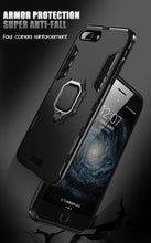 Load image into Gallery viewer, Shockproof Armor Case For iPhone XR iPhone X Xs Xs Max Stand Holder Ring Phone Cover for iPhone 6 6S 6PLUS 7 8 plus Slim Durable Soft Anti-Scratch 360 Degree Rotating Ring Holder Kickstand Protective With Magnetic Case