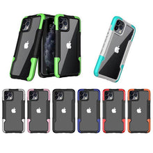 Load image into Gallery viewer, Shockproof Phone Case For iPhone 12 11 13 Pro Max Transparent Case For iPhone 11 12 13 Hard Soft Full Cover 360 Degree Protective Cover Simple Luxury Design Shiny iphone cover