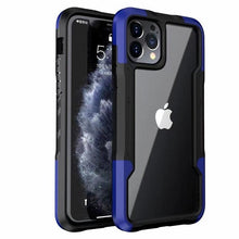Load image into Gallery viewer, Shockproof Phone Case For iPhone 12 11 13 Pro Max Transparent Case For iPhone 11 12 13 Hard Soft Full Cover 360 Degree Protective Cover Simple Luxury Design Shiny iphone cover