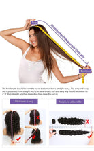 Load image into Gallery viewer, Short Curly Bob Brazilian Human Hair Wigs Lace Frontal Closure Deep Wave Wigs For Black Women Lace Front Human Hair Wigs For Black Women Gifts for Girlfriends