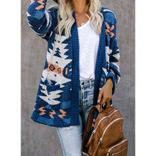 Load image into Gallery viewer, Sidefeel Women Open Front Cardigan Sweater Button Down Knit Sweater Coat