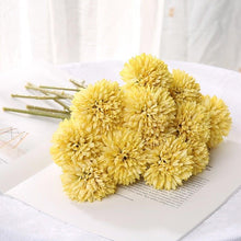 Load image into Gallery viewer, Silk Flower Arrangements Bunch Artificial Flower Bouquet Ball Fake Flowers Home Widding Decoration Valentines Day Gifts