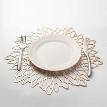 Load image into Gallery viewer, Silver and Gold Decorative Placemats