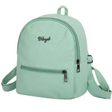 Load image into Gallery viewer, Simple And Stylish Mini Solid Backpack For Women And Girls Cute Travel Bag Trendy Student School Backpacks