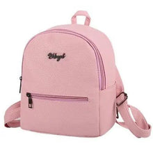 Load image into Gallery viewer, Simple And Stylish Mini Solid Backpack For Women And Girls Cute Travel Bag Trendy Student School Backpacks