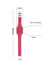 Load image into Gallery viewer, Simple Cartoon Digital Watches For Kids Student LED Display Cute Design Children Girls LED Digital Waterproof Electronic Clock Kids Student Flamingo Digital Sport Watch For Boys Girls Kid