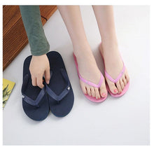 Load image into Gallery viewer, Simple Colors Comfortable Slippers Flip Flop Women Summer Fashion Casual Non-Slip Couple Flip Flops Breathable Beach Flip Flops For Women Summer Beach Slide Sandals