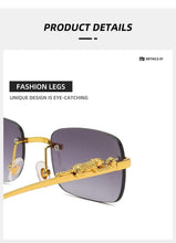 Load image into Gallery viewer, Simple Design Stylish Fashionable Sunglasses Vintage Square Shape Sunglasses For Women & Men New Luxury Design Popular Travel Driving Metal Frame Sun Glasses Anti Blue Light Summer Eyeglasses