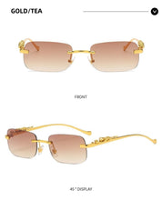 Load image into Gallery viewer, Simple Design Stylish Fashionable Sunglasses Vintage Square Shape Sunglasses For Women & Men New Luxury Design Popular Travel Driving Metal Frame Sun Glasses Anti Blue Light Summer Eyeglasses