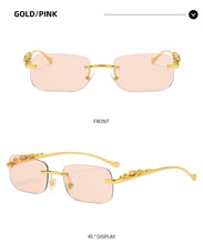 Load image into Gallery viewer, Simple Design Stylish Fashionable Sunglasses Vintage Square Shape Sunglasses For Women & Men New Luxury Design Popular Travel Driving Metal Frame Sun Glasses Anti Blue Light Summer Eyeglasses