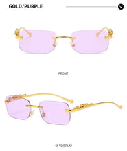 Load image into Gallery viewer, Simple Design Stylish Fashionable Sunglasses Vintage Square Shape Sunglasses For Women & Men New Luxury Design Popular Travel Driving Metal Frame Sun Glasses Anti Blue Light Summer Eyeglasses