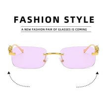 Load image into Gallery viewer, Simple Design Stylish Fashionable Sunglasses Vintage Square Shape Sunglasses For Women & Men New Luxury Design Popular Travel Driving Metal Frame Sun Glasses Anti Blue Light Summer Eyeglasses