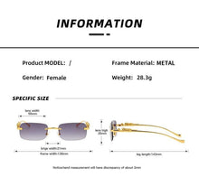 Load image into Gallery viewer, Simple Design Stylish Fashionable Sunglasses Vintage Square Shape Sunglasses For Women & Men New Luxury Design Popular Travel Driving Metal Frame Sun Glasses Anti Blue Light Summer Eyeglasses