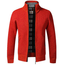 Load image into Gallery viewer, Simple Quality Autumn Winter New Men's Jacket Slim Fit Jacket Slim Fit Thick Sweaters Male Jacket Men Solid Cotton Thick Warm Sweater With Pockets Fashion Warm Cold Weather Classic Jacket