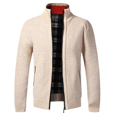 Load image into Gallery viewer, Simple Quality Autumn Winter New Men's Jacket Slim Fit Jacket Slim Fit Thick Sweaters Male Jacket Men Solid Cotton Thick Warm Sweater With Pockets Fashion Warm Cold Weather Classic Jacket