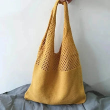 Load image into Gallery viewer, Simple Retro Hollow Crochet Bag