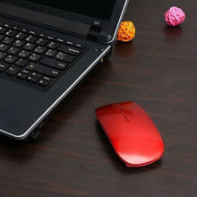 Load image into Gallery viewer, Simple Thin 1600 DPI USB Optical Black/White Wireless Computer Office Mouse Ultra Slim 2.4GHz Mouse For PC Laptop Classic Gaming Mouse