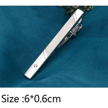 Load image into Gallery viewer, Simple Tie Clip Men Metal Copper Necktie Bar Clip Gold Silver Black 3 Bright Colors Best Gifts For Your Father Lover And Friends Simple Classic Bar Clasp Practical Necktie Accessories Fashion Men Tie Clips Luxury Clothing Jewelry