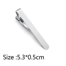 Load image into Gallery viewer, Simple Tie Clip Men Metal Copper Necktie Bar Clip Gold Silver Black 3 Bright Colors Best Gifts For Your Father Lover And Friends Simple Classic Bar Clasp Practical Necktie Accessories Fashion Men Tie Clips Luxury Clothing Jewelry