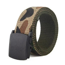 Load image into Gallery viewer, Simple Unisex Waistbands Retro Adjustable One Size Cotton Strap Metal Buckle 116cm Belts For Men