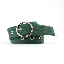 Load image into Gallery viewer, Simple Unisex Waistbands Retro Adjustable One Size Cotton Strap Metal Buckle 116cm Belts For Men