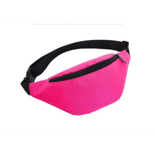 Load image into Gallery viewer, Simple Waterproof Chest Bag Unisex Fanny Pack Ladies Waist Pack Black Retro Style Women's Travel And Outdoor Waist Belt Bag