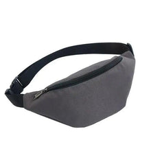 Load image into Gallery viewer, Simple Waterproof Chest Bag Unisex Fanny Pack Ladies Waist Pack Black Retro Style Women's Travel And Outdoor Waist Belt Bag