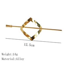 Load image into Gallery viewer, Simple Women Hair Stick Vintage Hair Clip Hairstyle U Shape Design Hairpin Girl Ponytail Hair Accessories