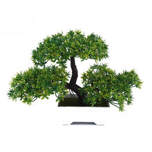 Load image into Gallery viewer, Simulation Lifelike Simple Potted Decor Artificial Bonsai Pine Tree Decorative Bonsai Ornaments Fake Gift Artificial Accessories Fake Flowers Arrangements for Home Decoration